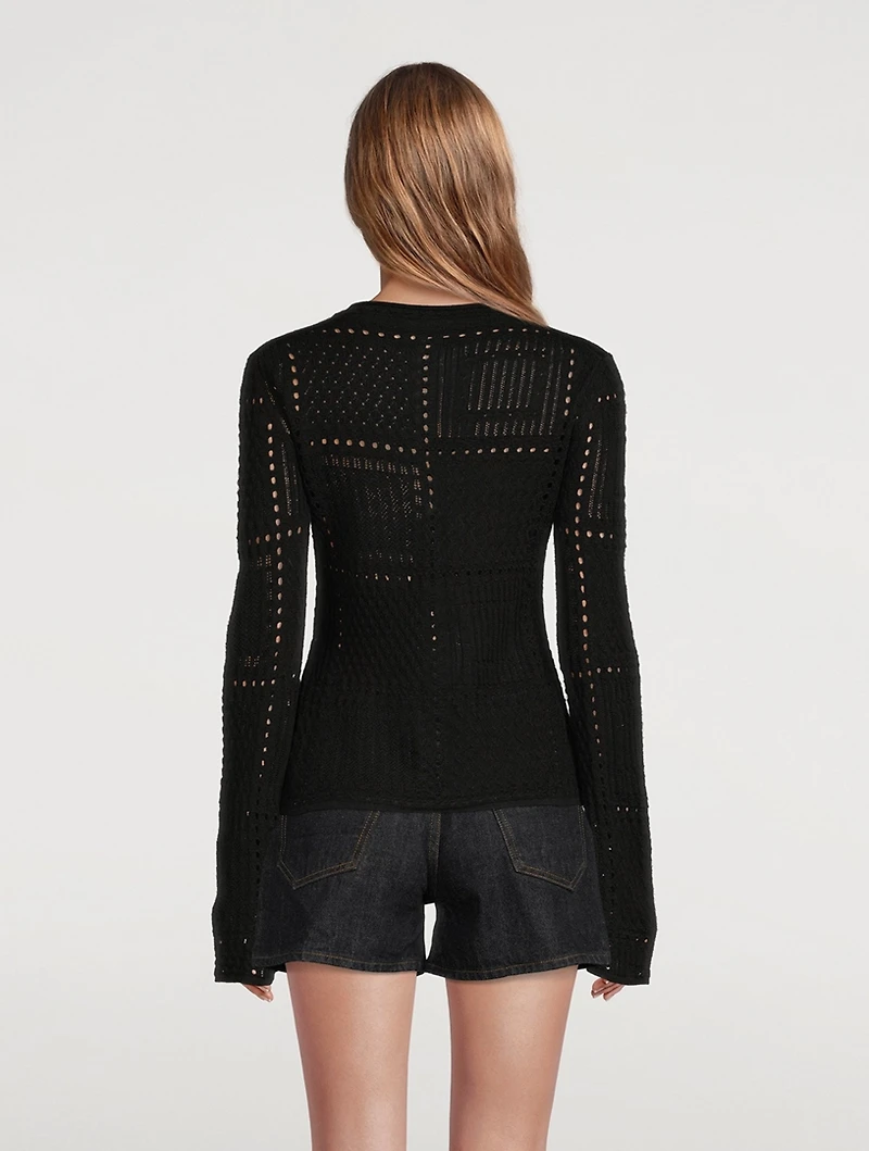 Handkerchief Crochet Sweater