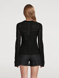 Handkerchief Crochet Sweater