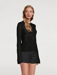 Handkerchief Crochet Sweater