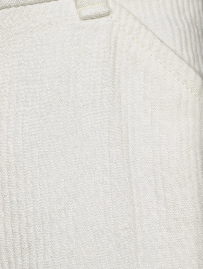 Wide-Leg Linen Trousers