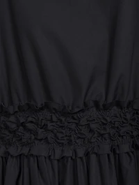 Cotton Poplin Midi Dress