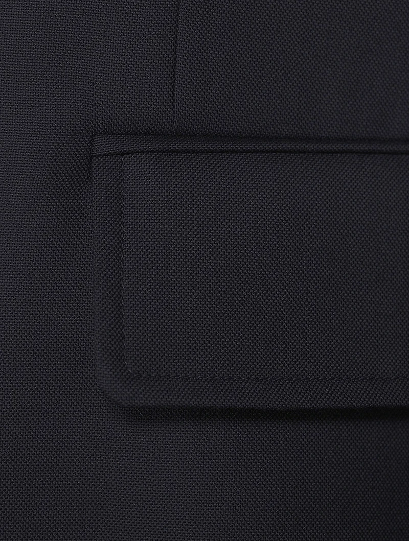 Wool Canvas Blazer