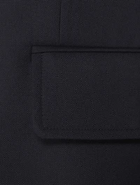 Wool Canvas Blazer