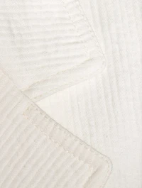 Side-Tie Linen Jacket