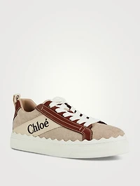 Lauren Canvas And Leather Sneakers