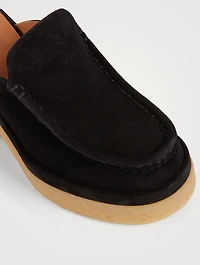 Jamie Suede Loafer Mules