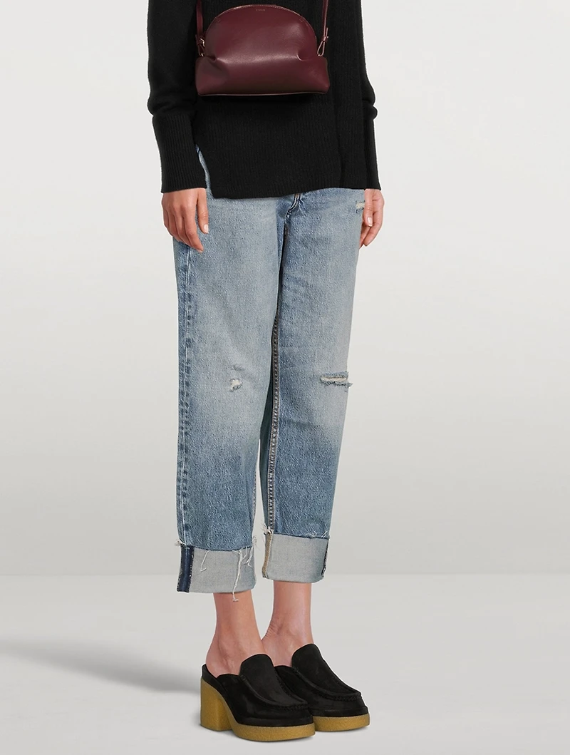 Jamie Suede Loafer Mules