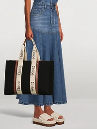 Wavy Braided Leather Flatform Sandals
