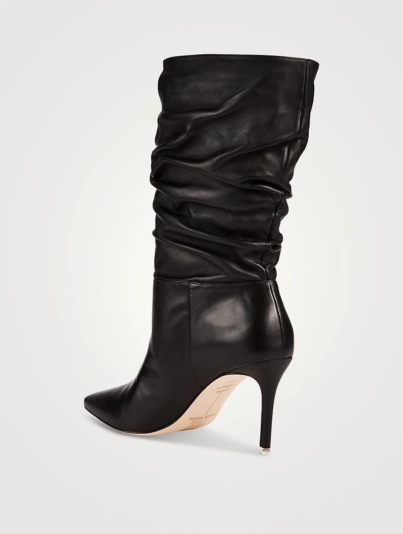 Geni Leather Scrunch Boots