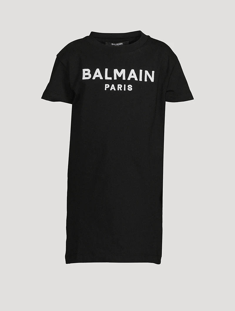 Kids Cotton Logo T-Shirt Dress