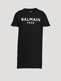 Kids Cotton Logo T-Shirt Dress