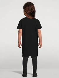 Kids Cotton Logo T-Shirt Dress