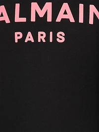 Kids Cotton Logo Hoodie Dress
