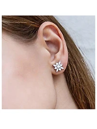 Snowflower Stud Earrings