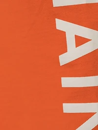 Kids Cotton T-Shirt With Side Logo