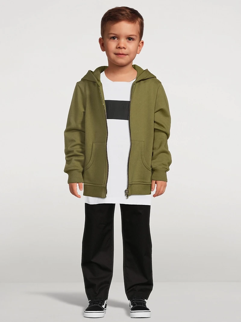 Kids Cotton Box Logo T-Shirt