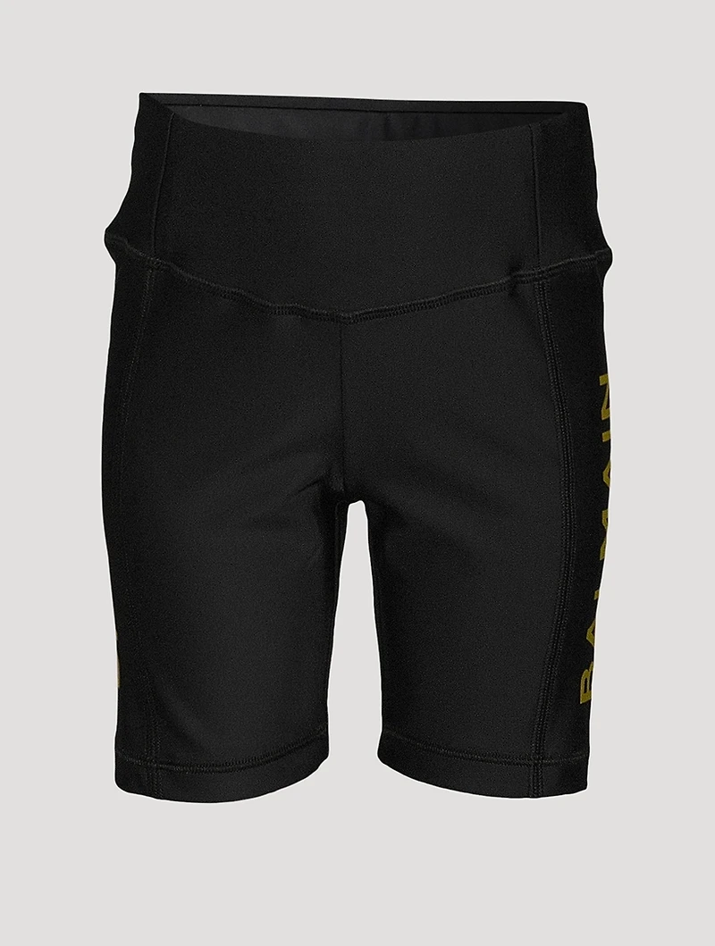 Kids Bike Shorts With Side Logo