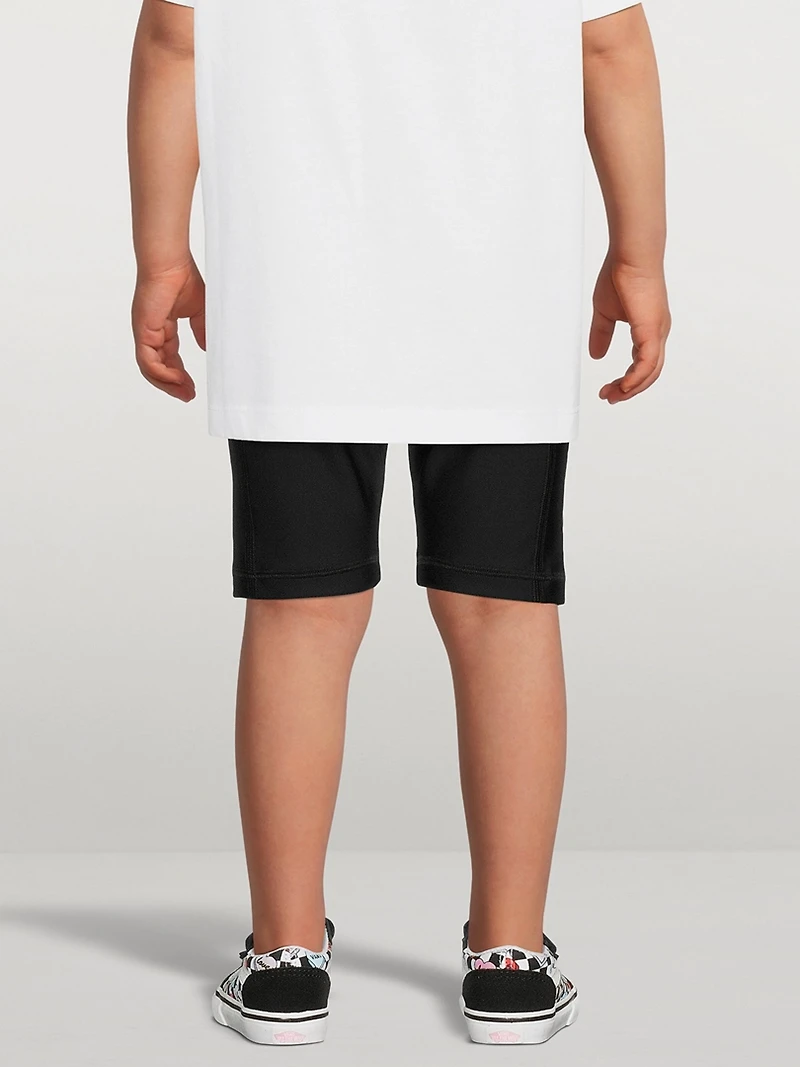 Kids Bike Shorts With Side Logo
