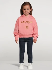 Kids Logo Cropped Hoodie