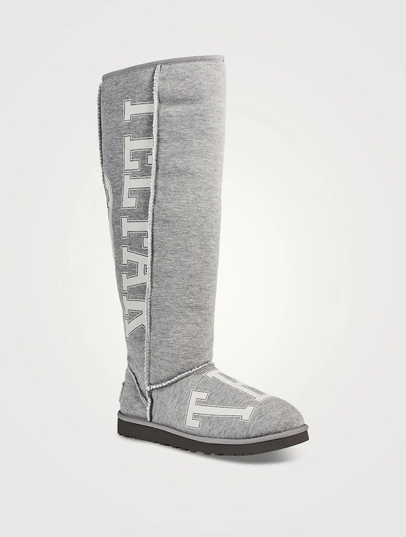 UGG x Telfar Fleece Knee-High Boots