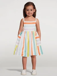 Linen And Cotton Sleeveless Dress