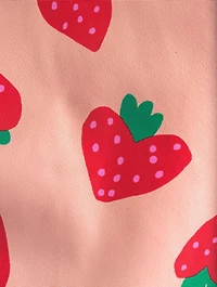 Windbreaker Jacket Strawberry Print