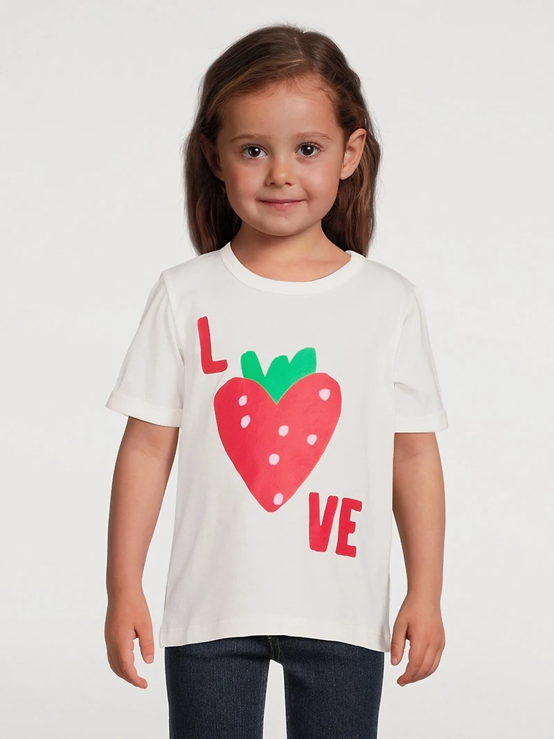 Strawberry Cotton T-Shirt