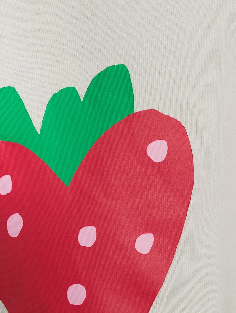 Strawberry Cotton T-Shirt