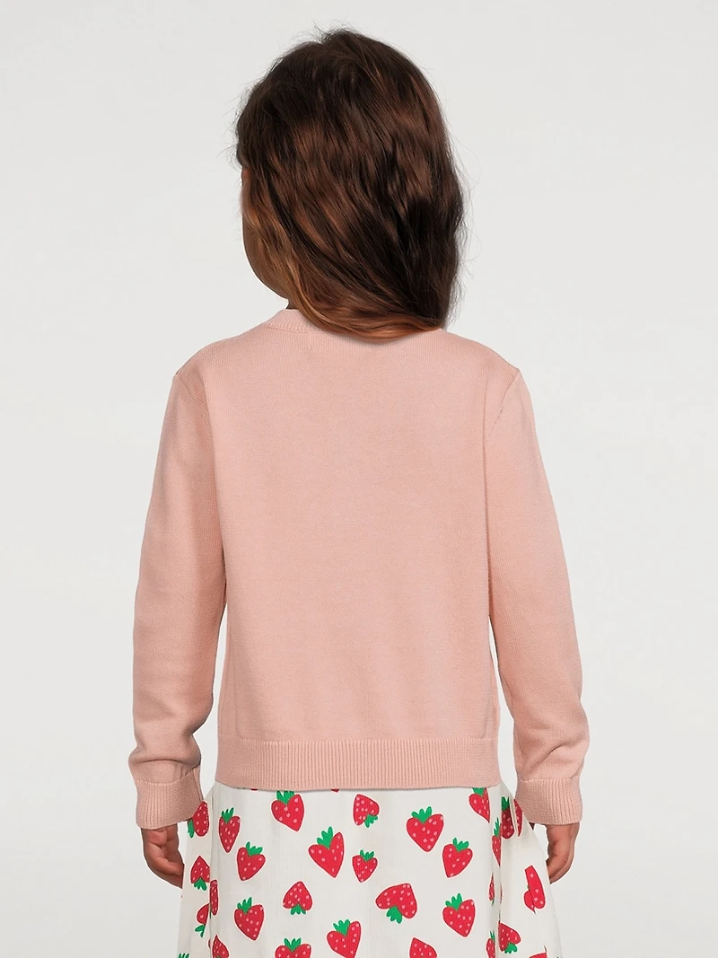 Strawberry Cotton Cardigan