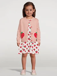 Strawberry Cotton Cardigan