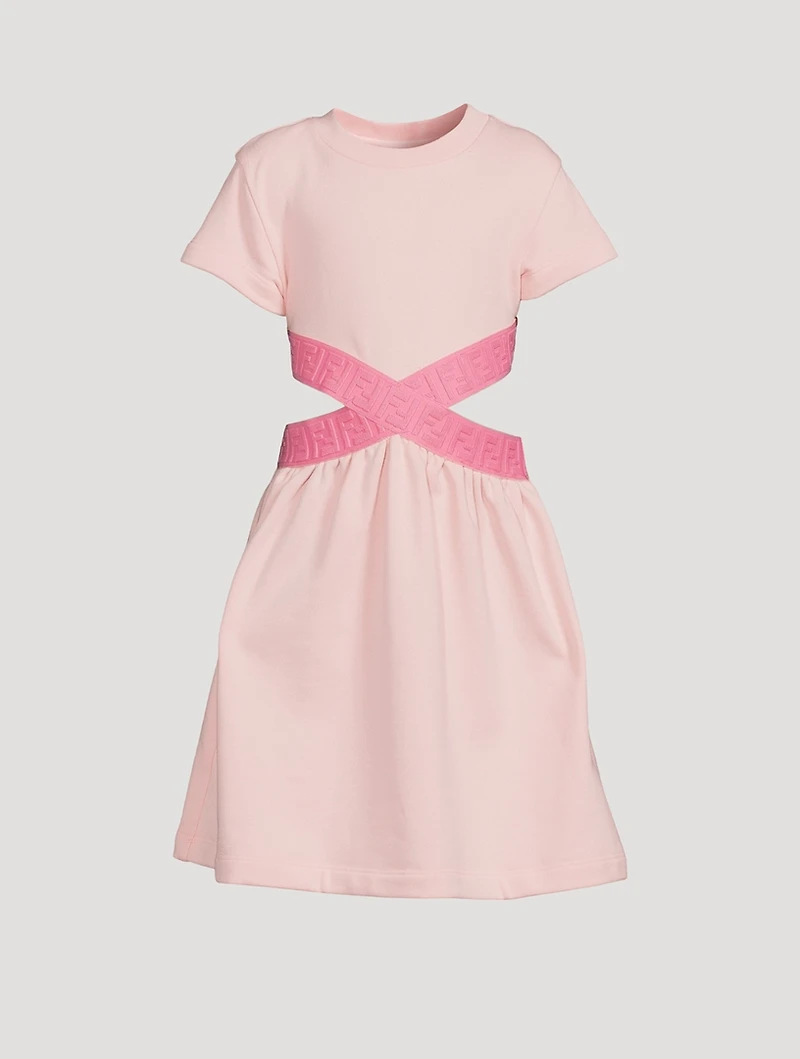 Kids Cotton Cut-Out Dress