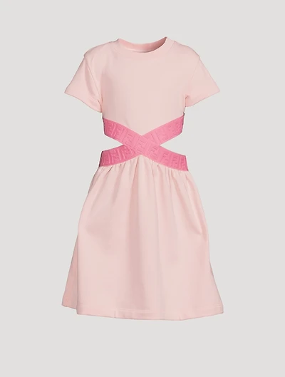 Kids Cotton Cut-Out Dress