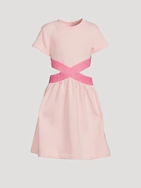 Kids Cotton Cut-Out Dress