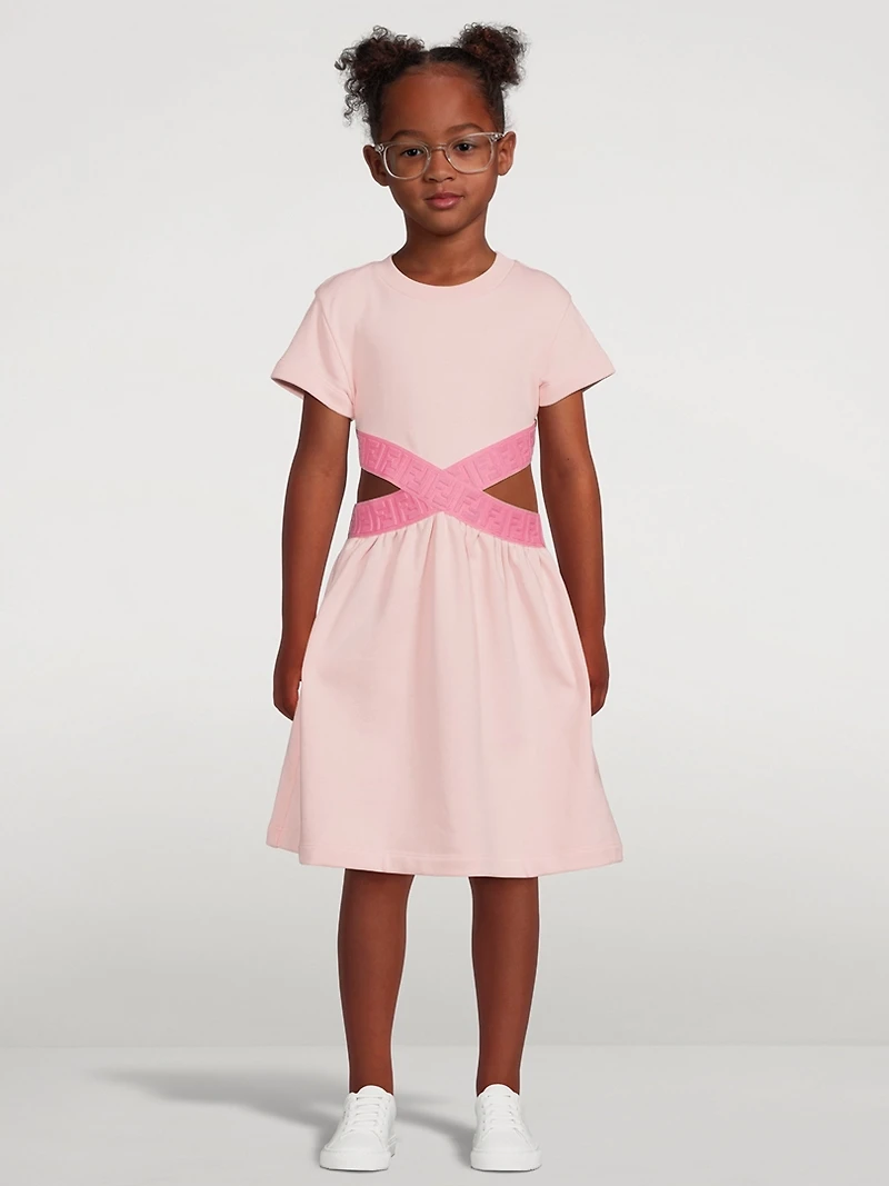 Kids Cotton Cut-Out Dress