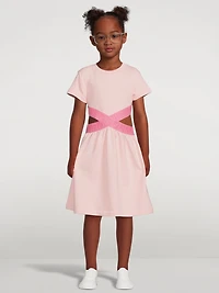 Kids Cotton Cut-Out Dress