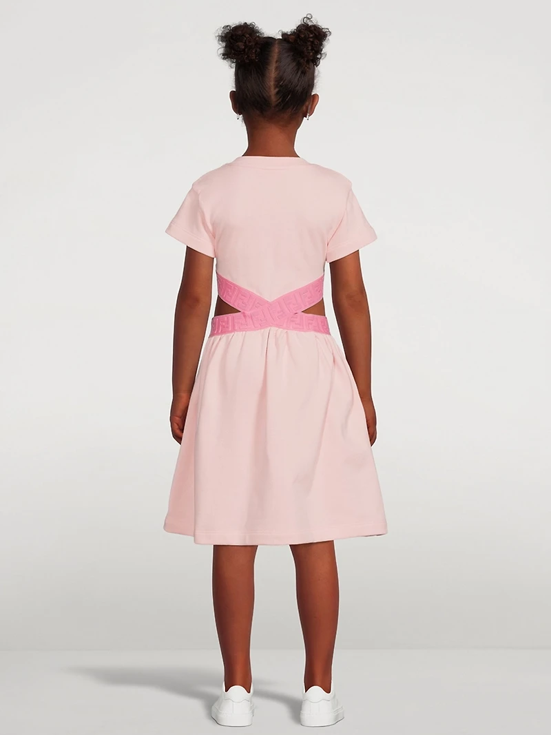 Kids Cotton Cut-Out Dress