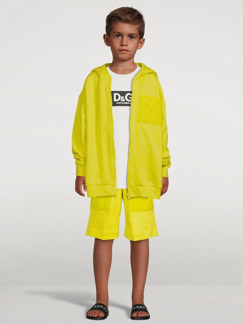 Kids Cotton Zip Hoodie
