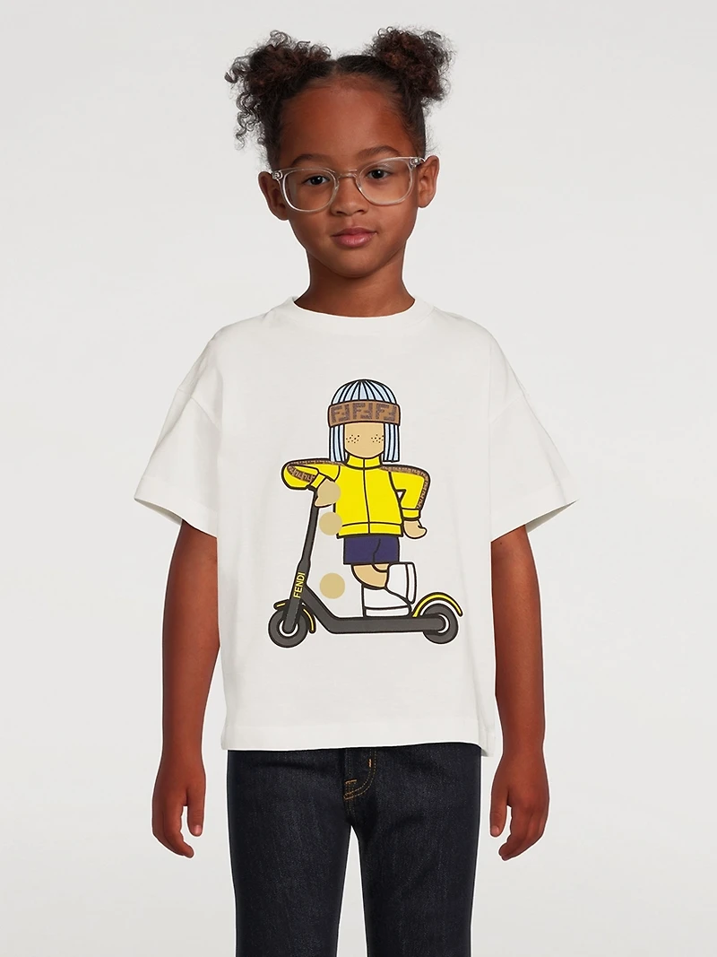 Kids Cotton Graphic T-Shirt