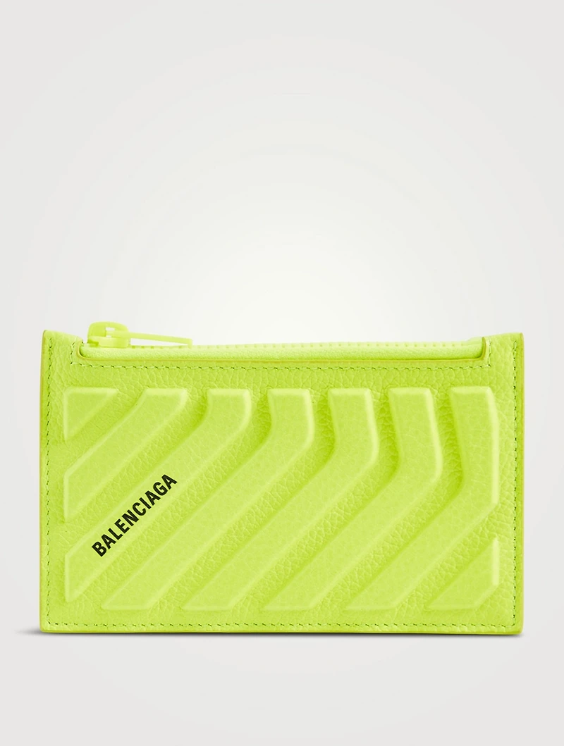 Car Mat Leather Card Case