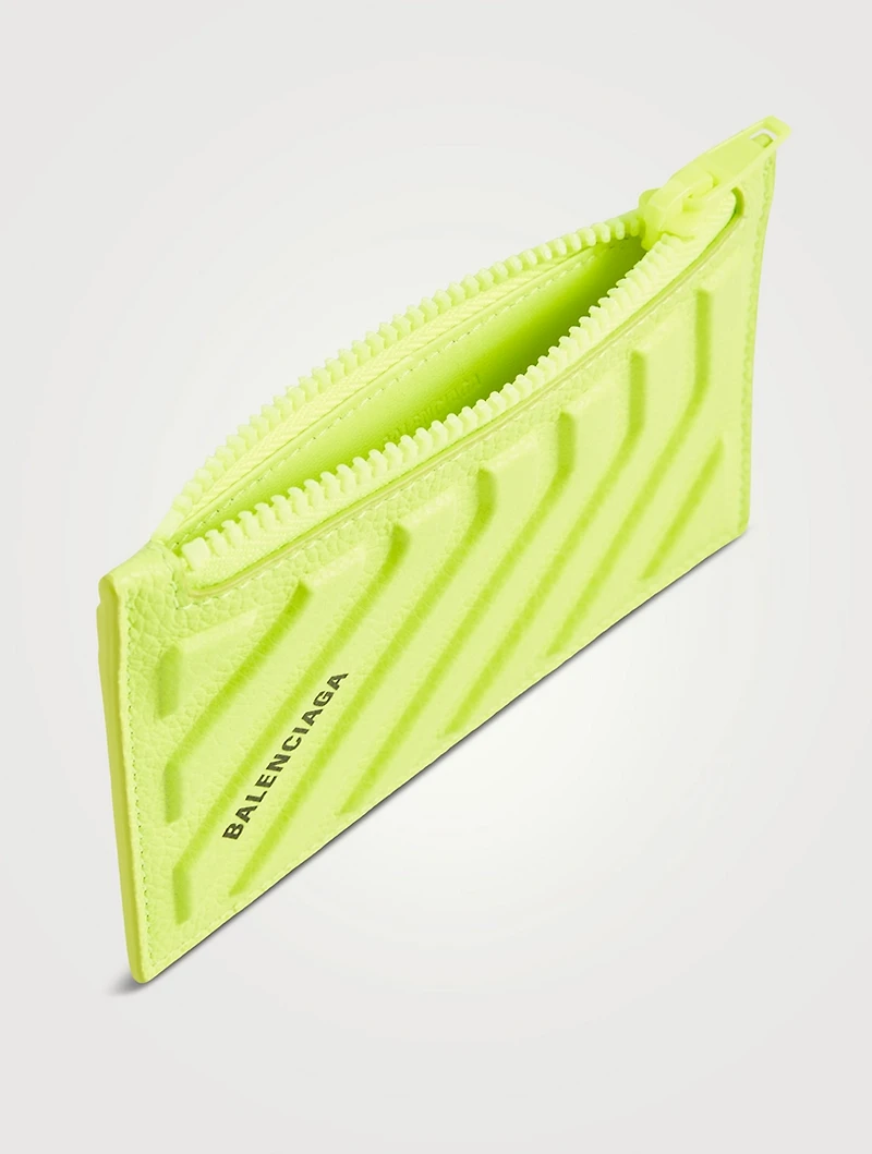 Car Mat Leather Card Case