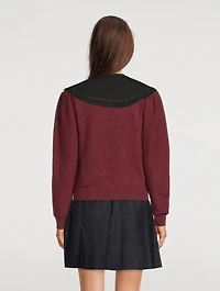 Organic Cotton Poplin Frill Collar