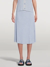 Bonnie Rib-Knit Midi Skirt