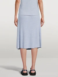 Bonnie Rib-Knit Midi Skirt