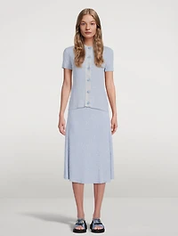 Bonnie Rib-Knit Midi Skirt