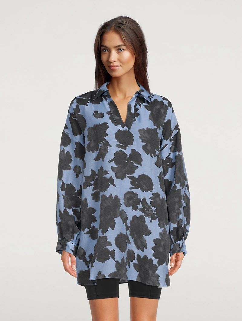 Gitte Tunic Blouse Floral Print