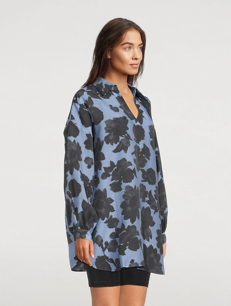 Gitte Tunic Blouse Floral Print