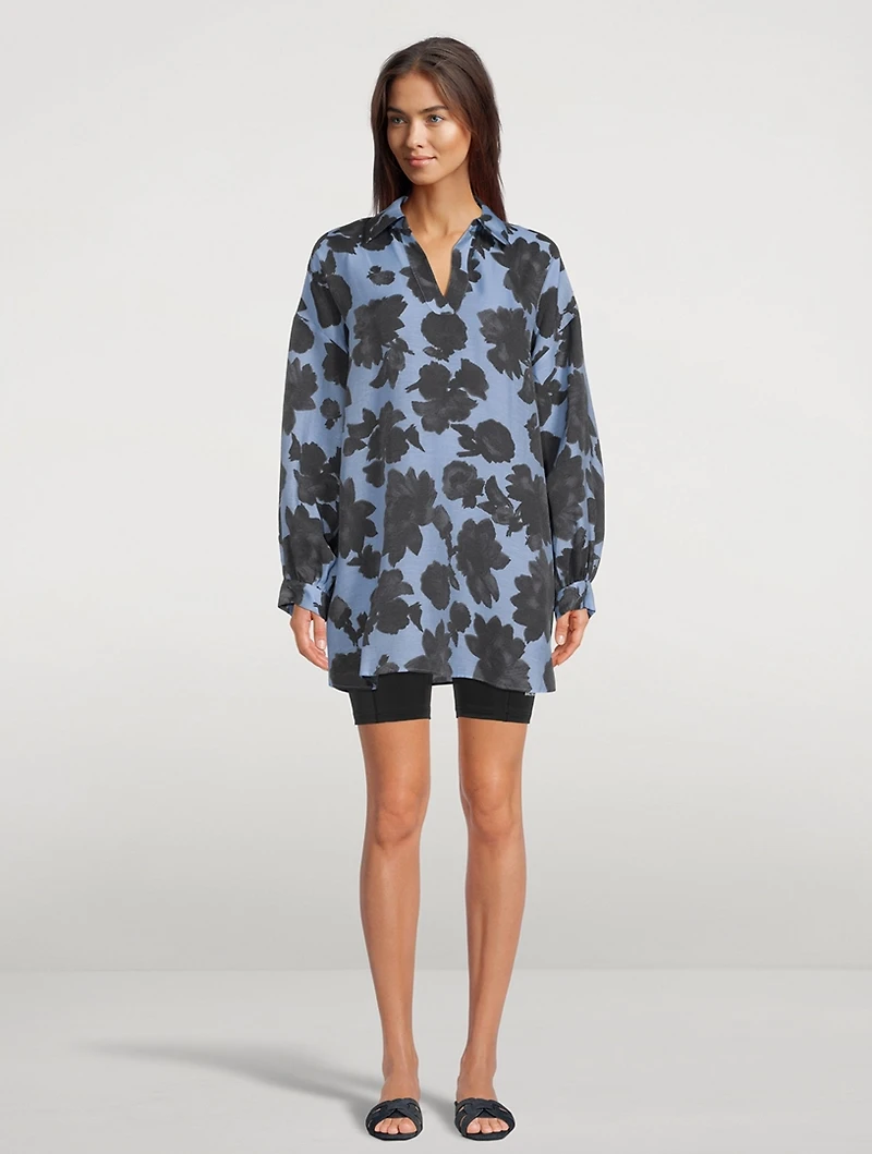 Gitte Tunic Blouse Floral Print