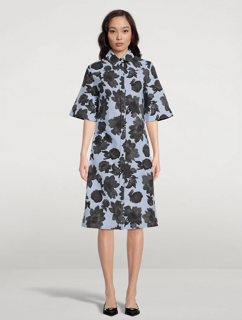 Demi Shirt Dress Floral Print