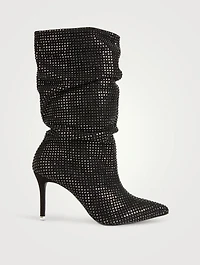 Genesis Sequin Suede Scrunch Boots
