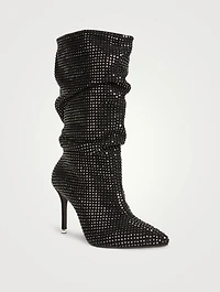 Genesis Sequin Suede Scrunch Boots